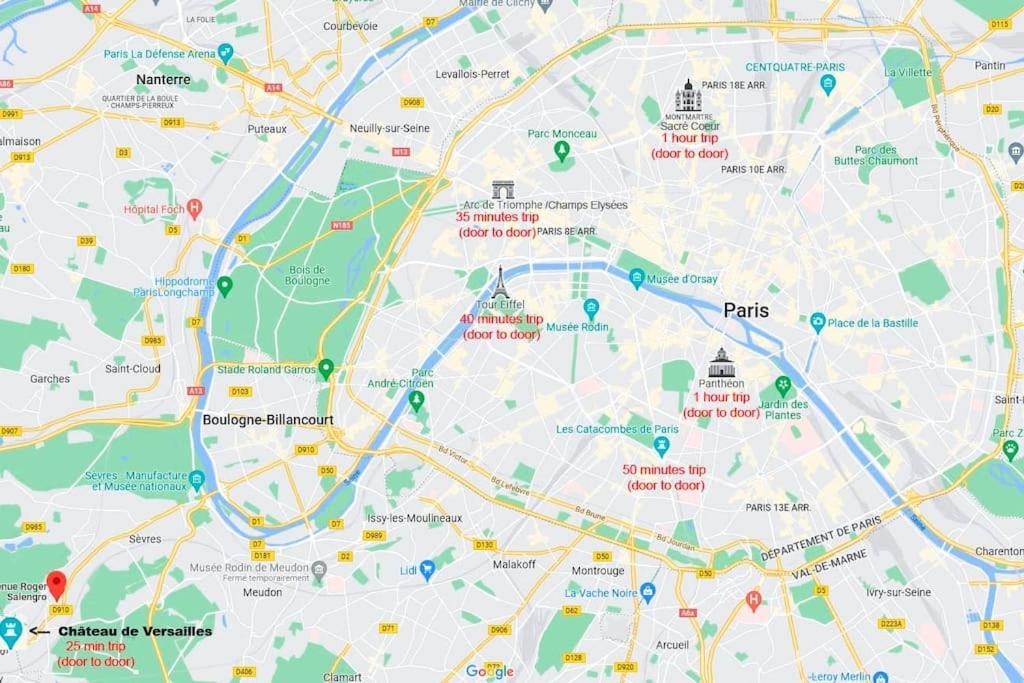 Studio Sous Les Toits Proche Paris Et Versailles ชาวิลล์ ภายนอก รูปภาพ